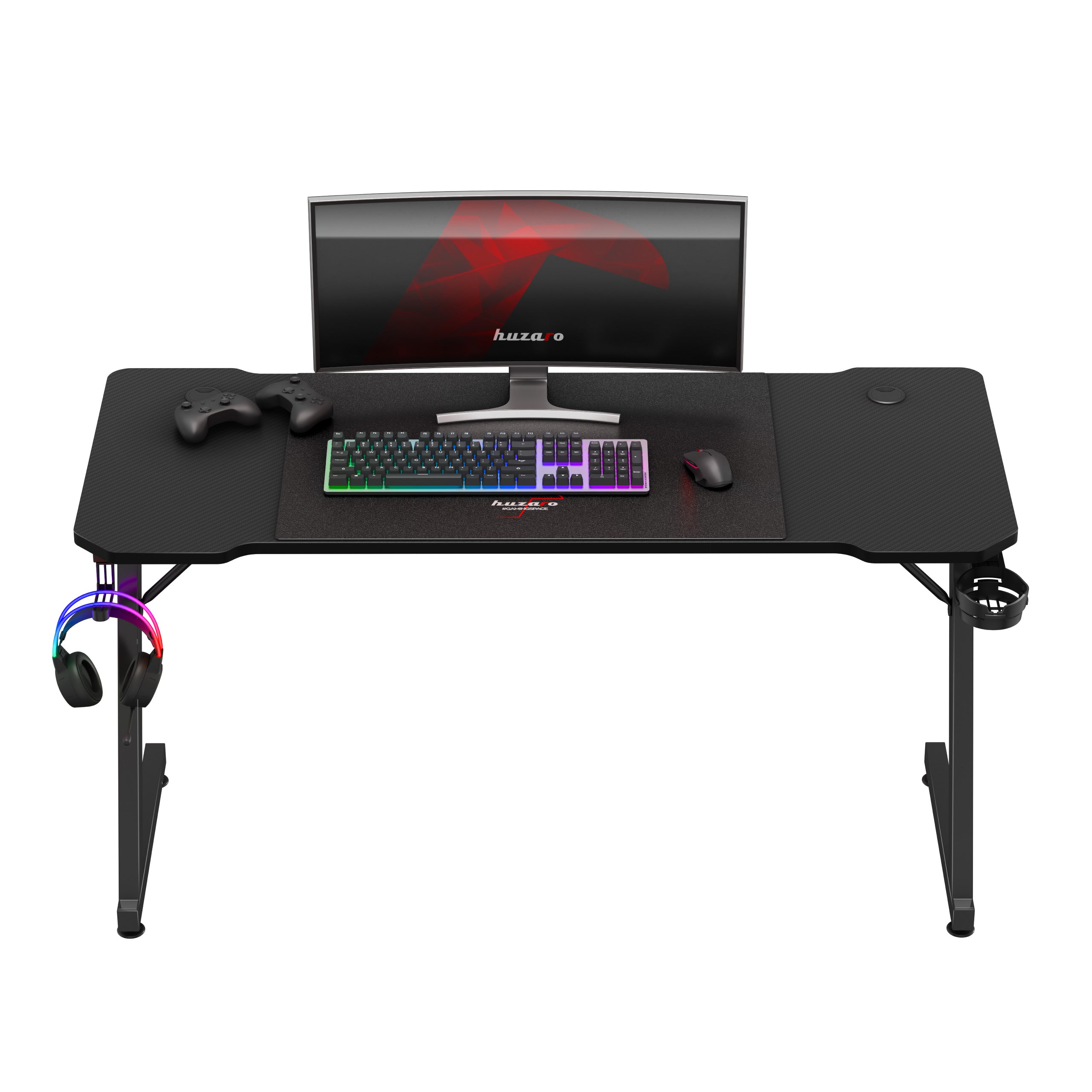 Huzaro Hero 3.3 negru 140 cm birou de gaming