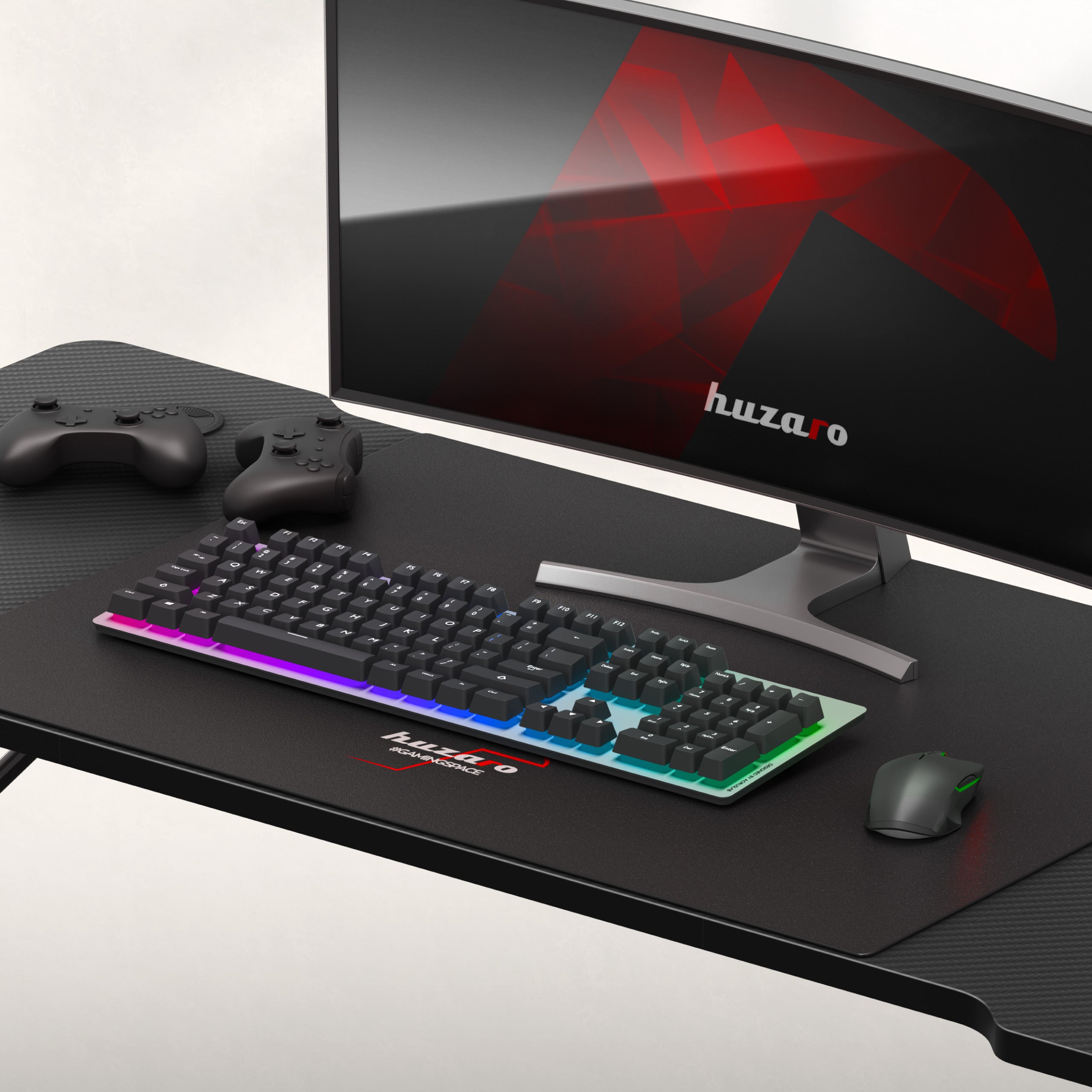 Huzaro Hero 3.3 negru 140 cm birou de gaming