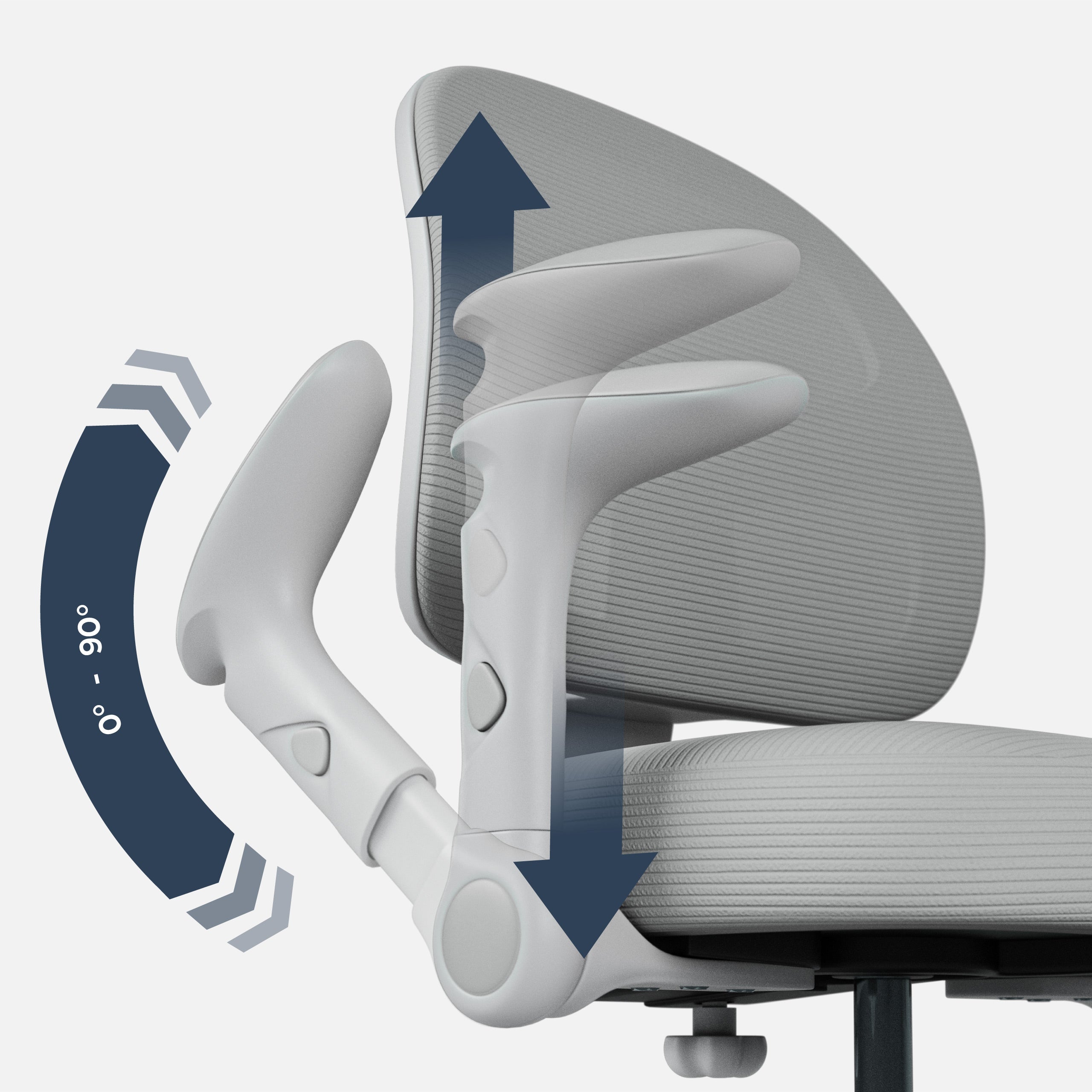 Mark Adler JUNIOR 5.0 Scaun pivotant gri