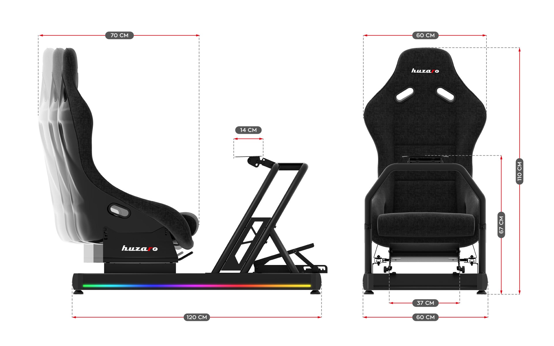 Huzaro Speed 9.0 cockpit sim curse
