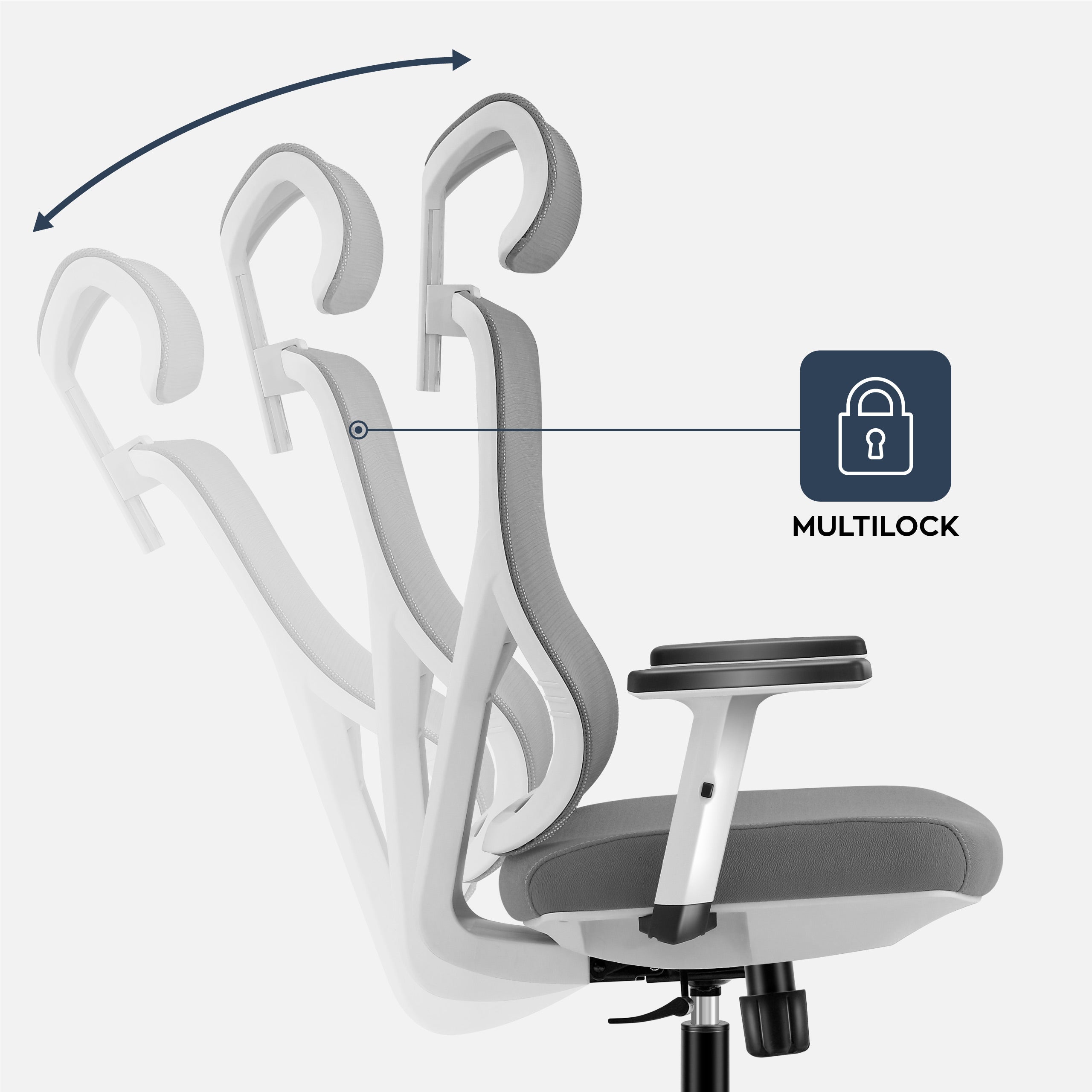 Mark Adler Manager 3.3 Scaun ergonomic alb