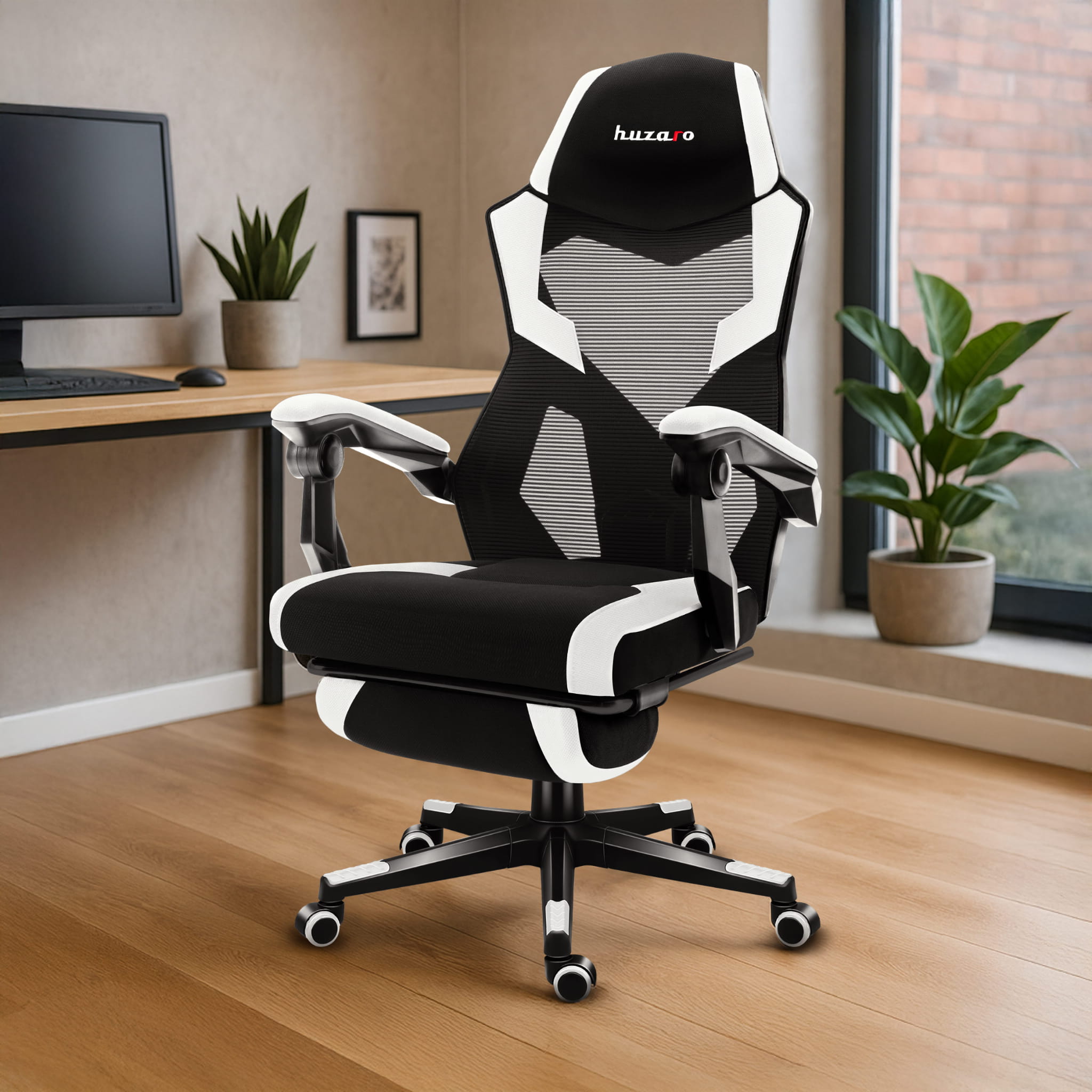 Scaun de gaming Huzaro Combat 3.1 White