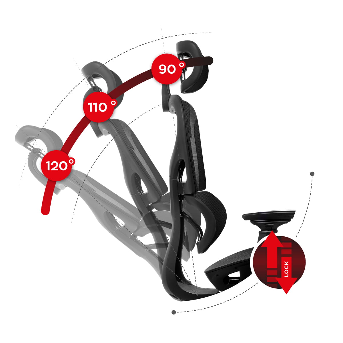 Scaun de gaming Huzaro Combat 8.0 Carbon Black