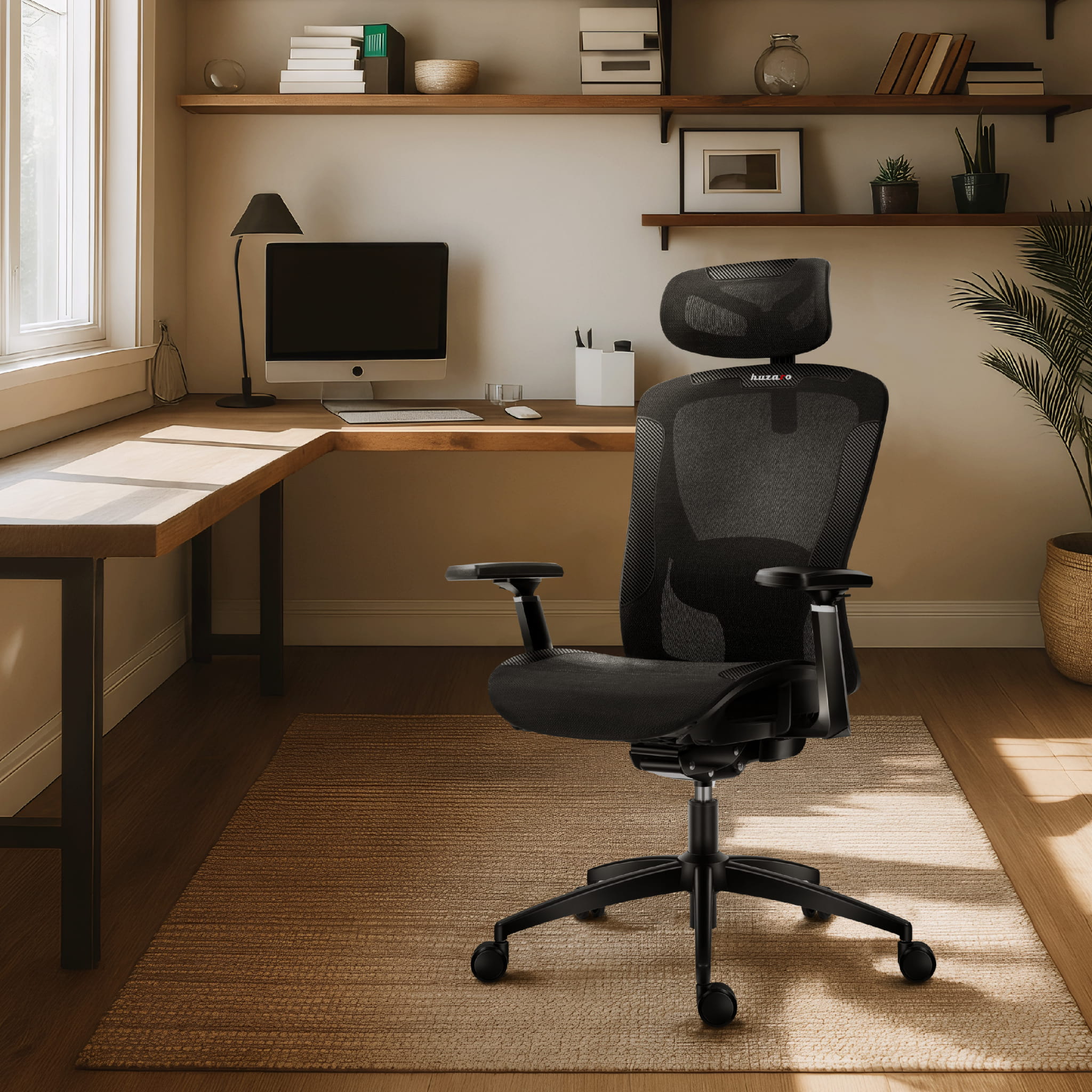 Scaun de gaming Huzaro Combat 7.3 Black Mesh