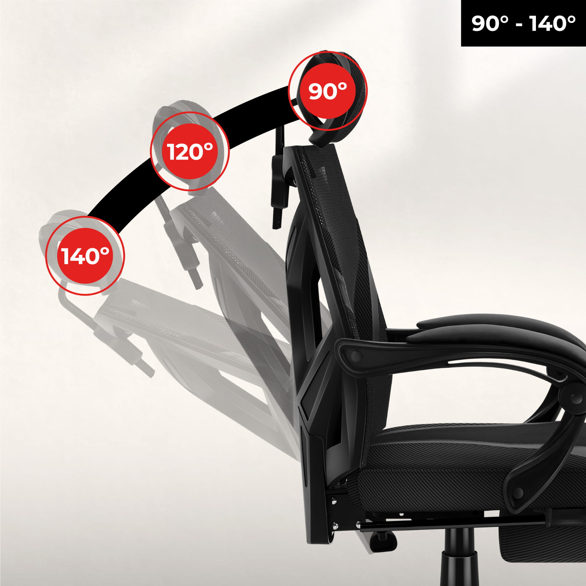 Scaun de gaming HUZARO COMBAT 5.0 Negru