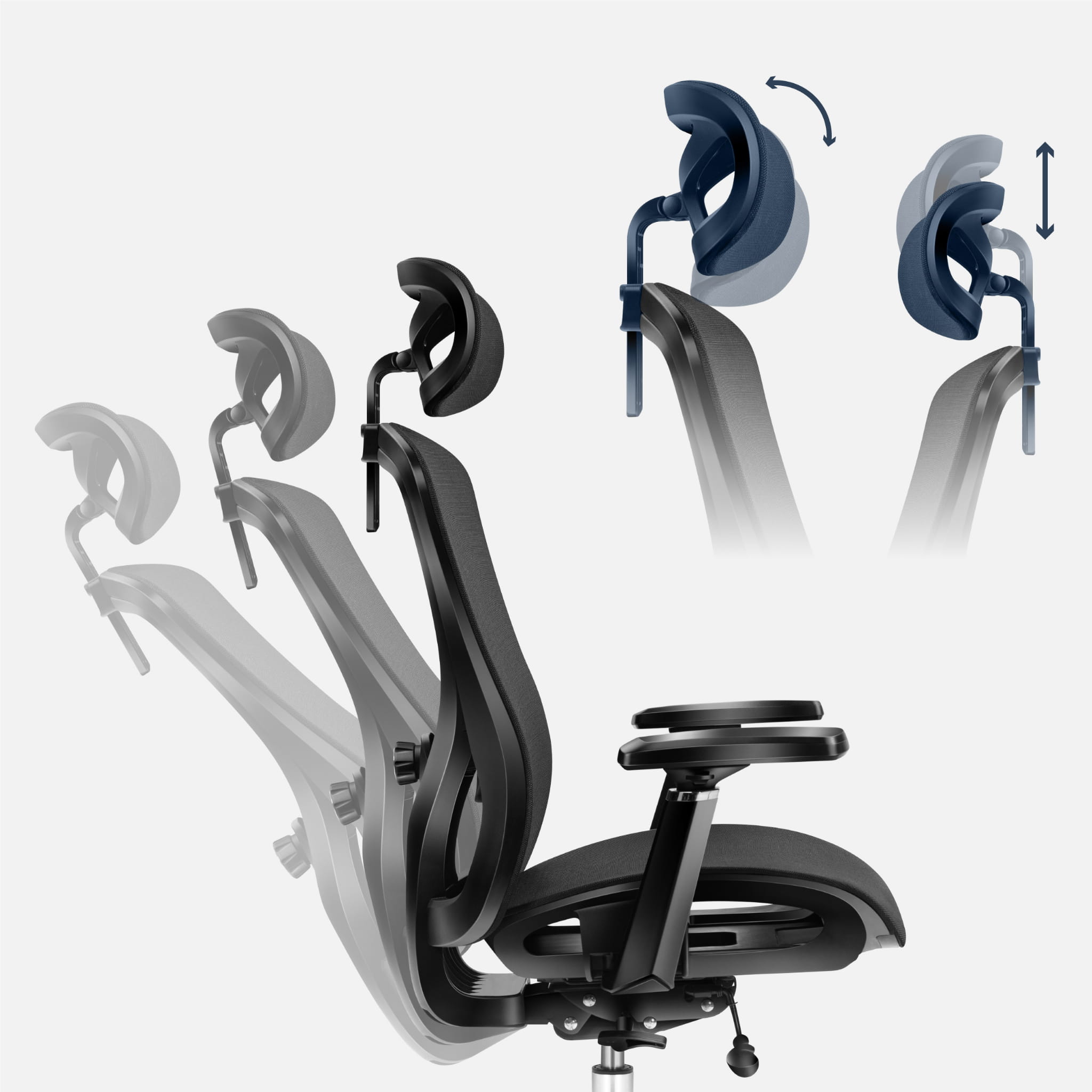 Scaun ergonomic Mark Adler Expert 5.3 Black Mesh