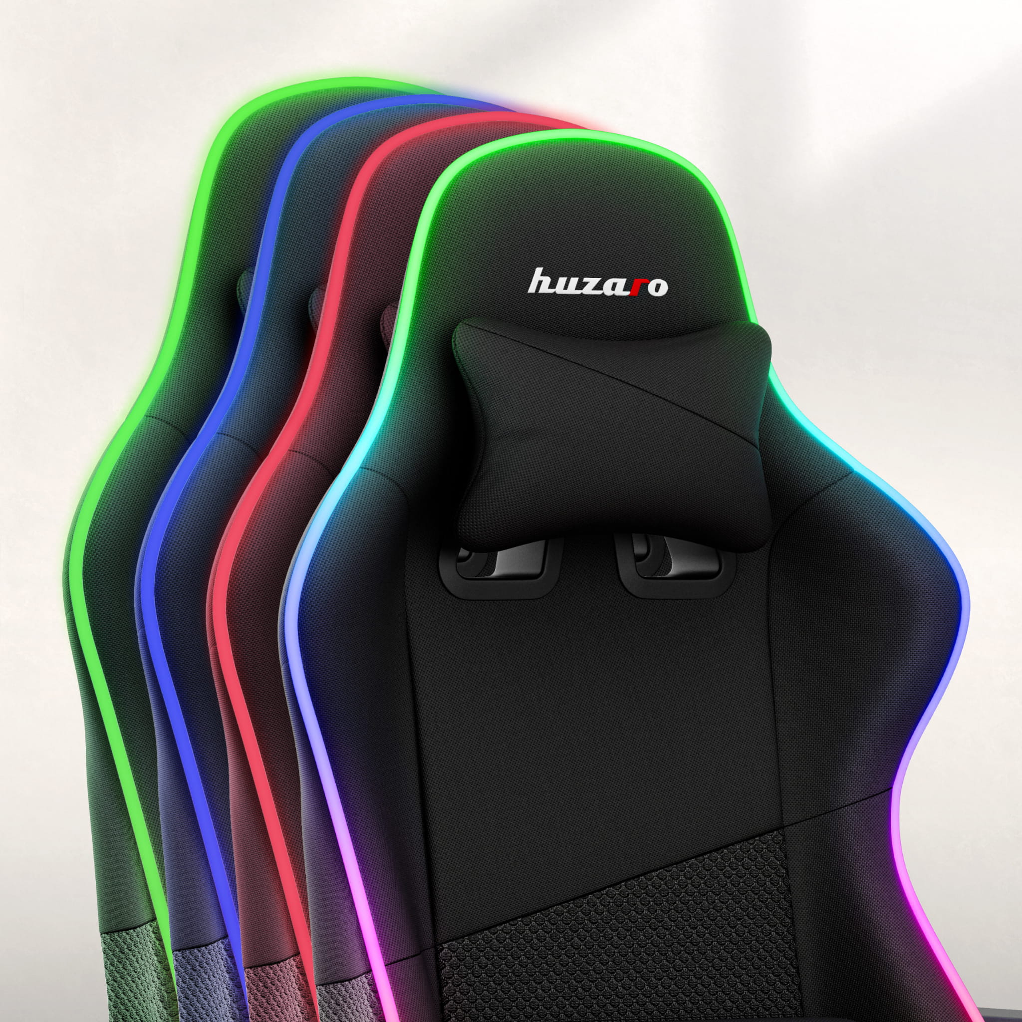 Scaun de gaming HUZARO FORCE 6.2 Mesh RGB LED