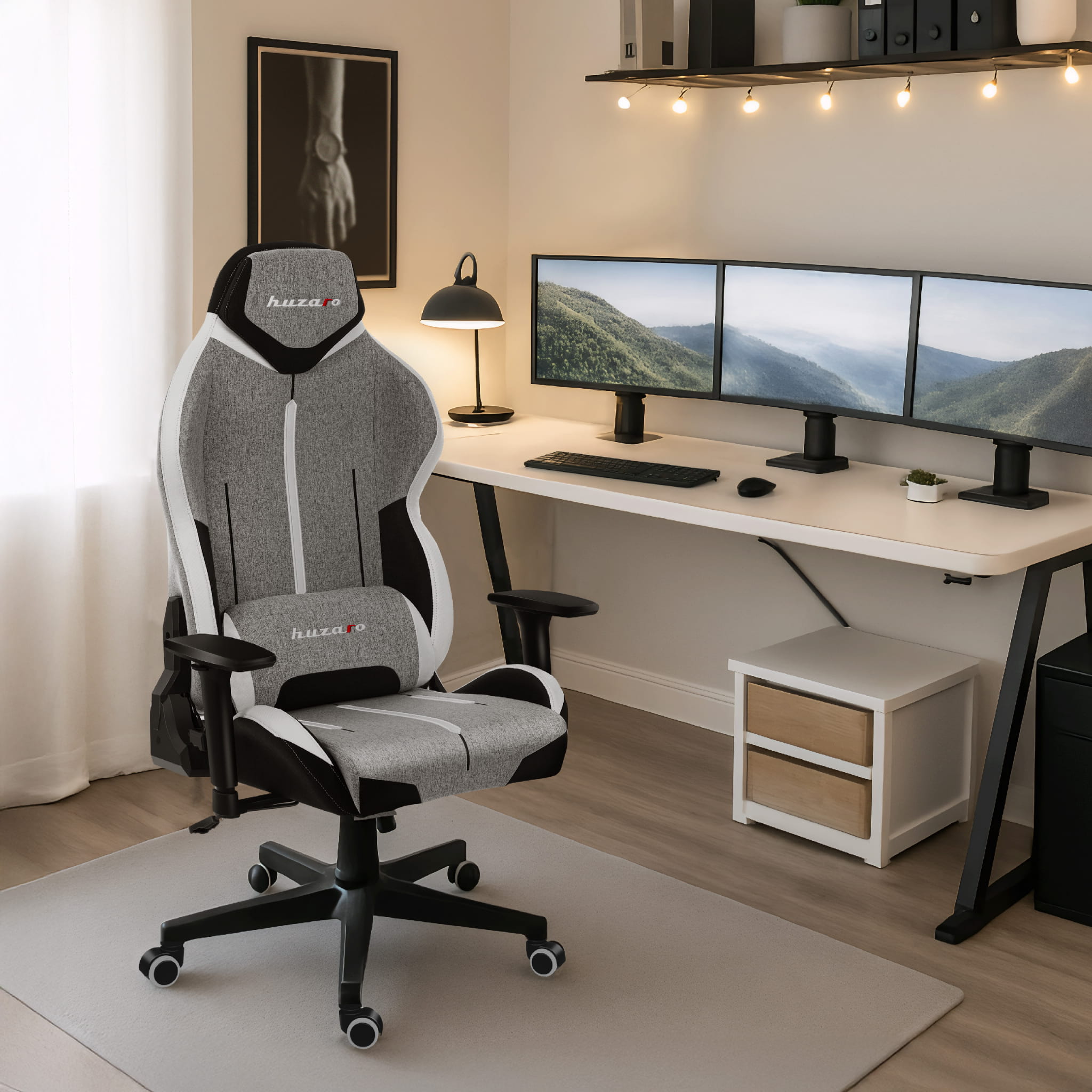 Fotoliu de gaming HUZARO FORCE 7.9 Grey Mesh