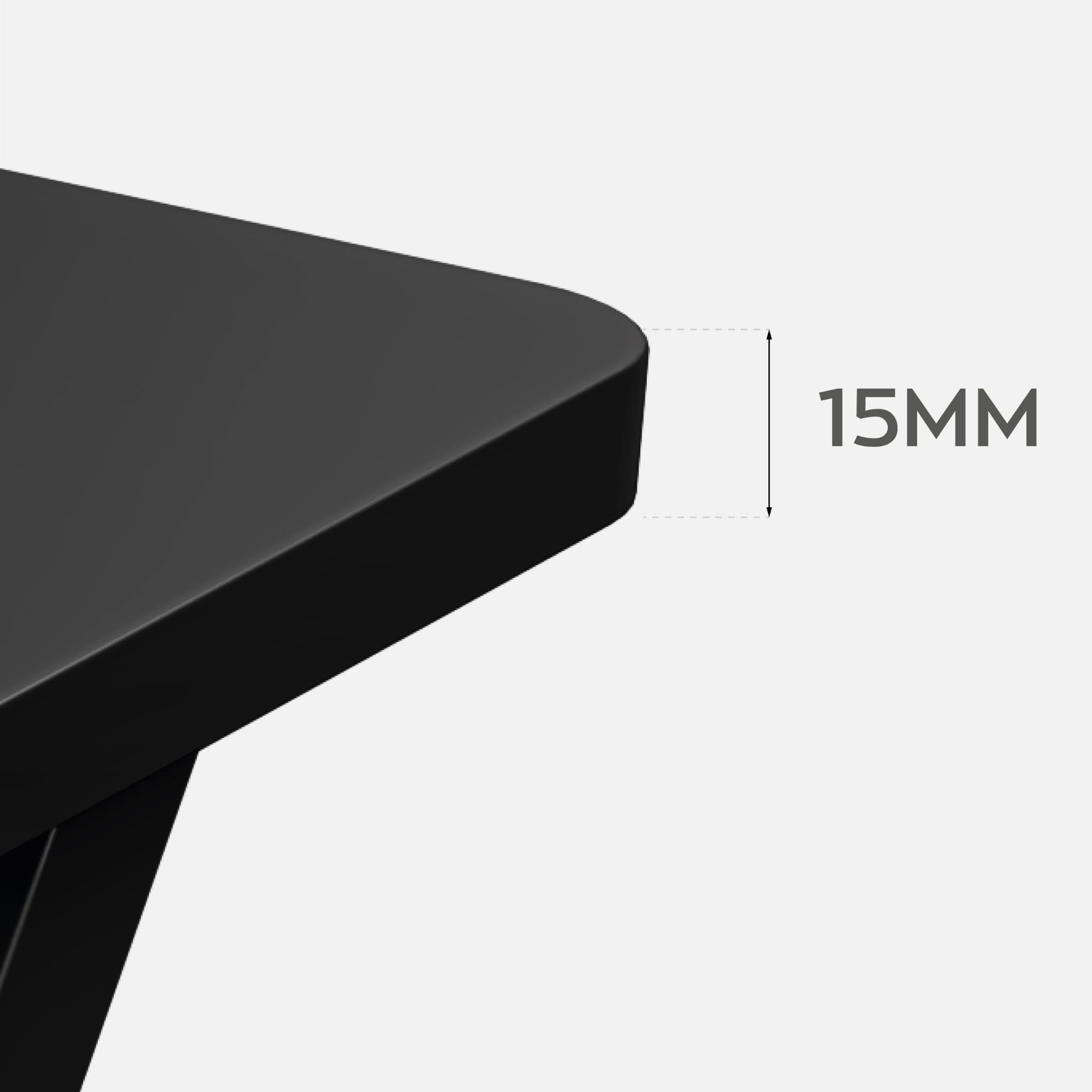 Huzaro Hero 1.8 negru 100 cm birou de gaming