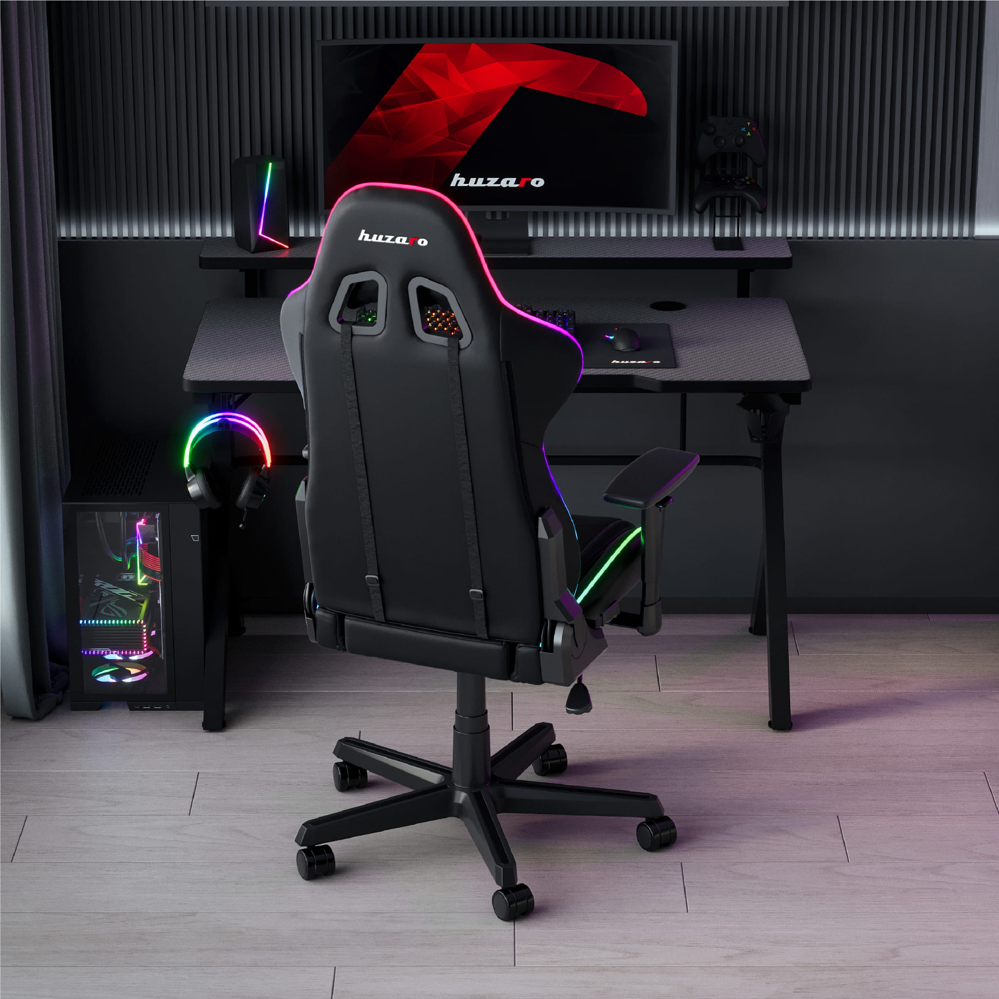 Huzaro Hero 5.0 Gaming Desk negru 120 cm