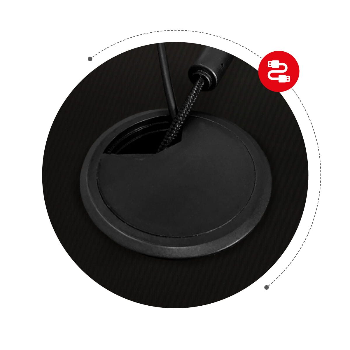 Birou de gaming Huzaro Hero 7.7 160 cm