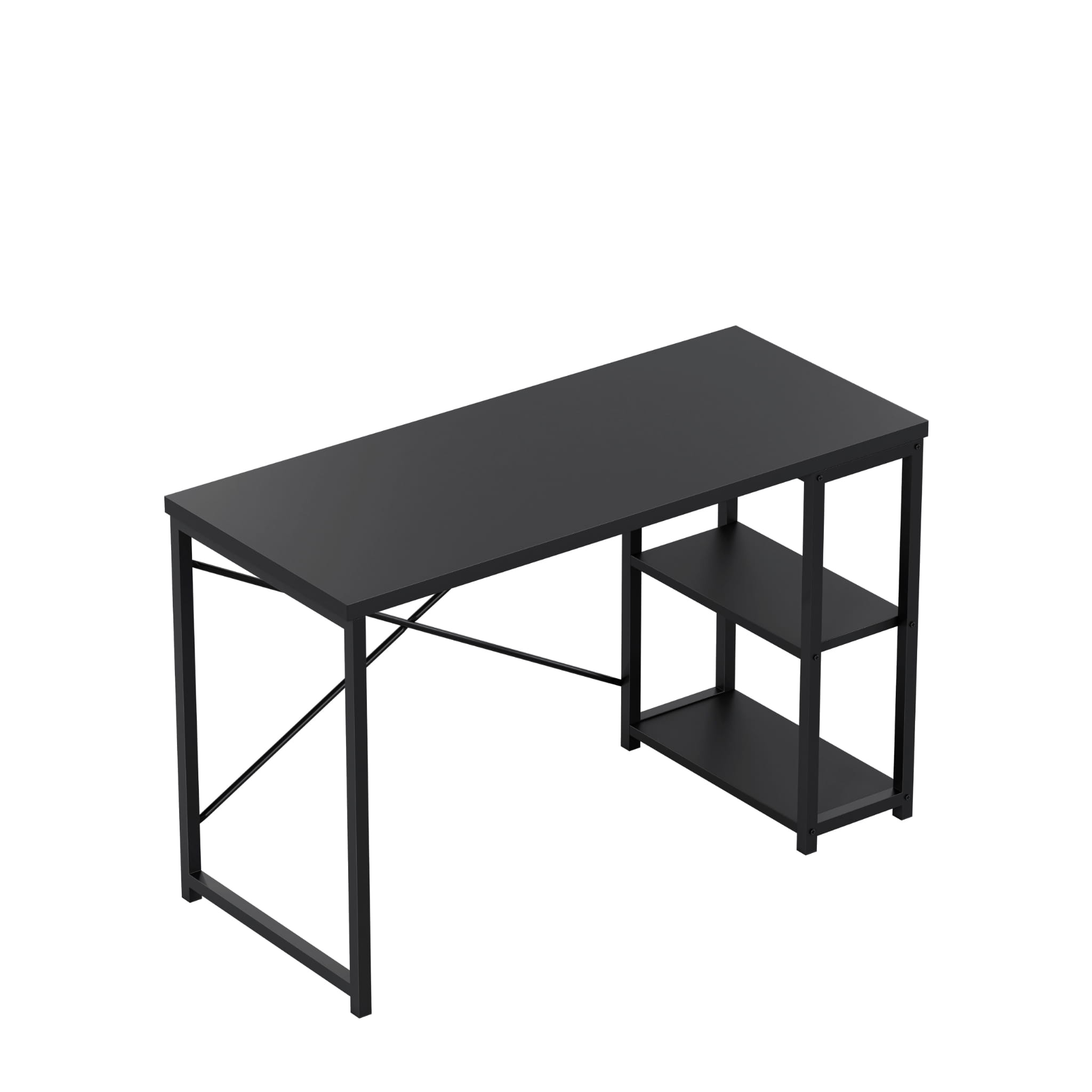 Mark Adler Leader 2.0 Black 120 cm birou cu rafturi