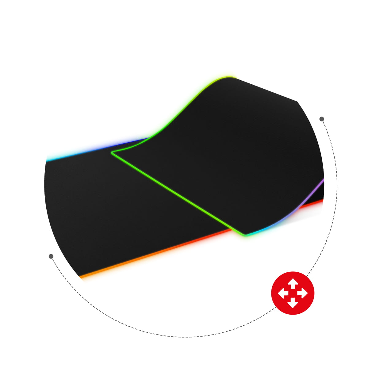 Huzaro RGB mouse pad de gaming