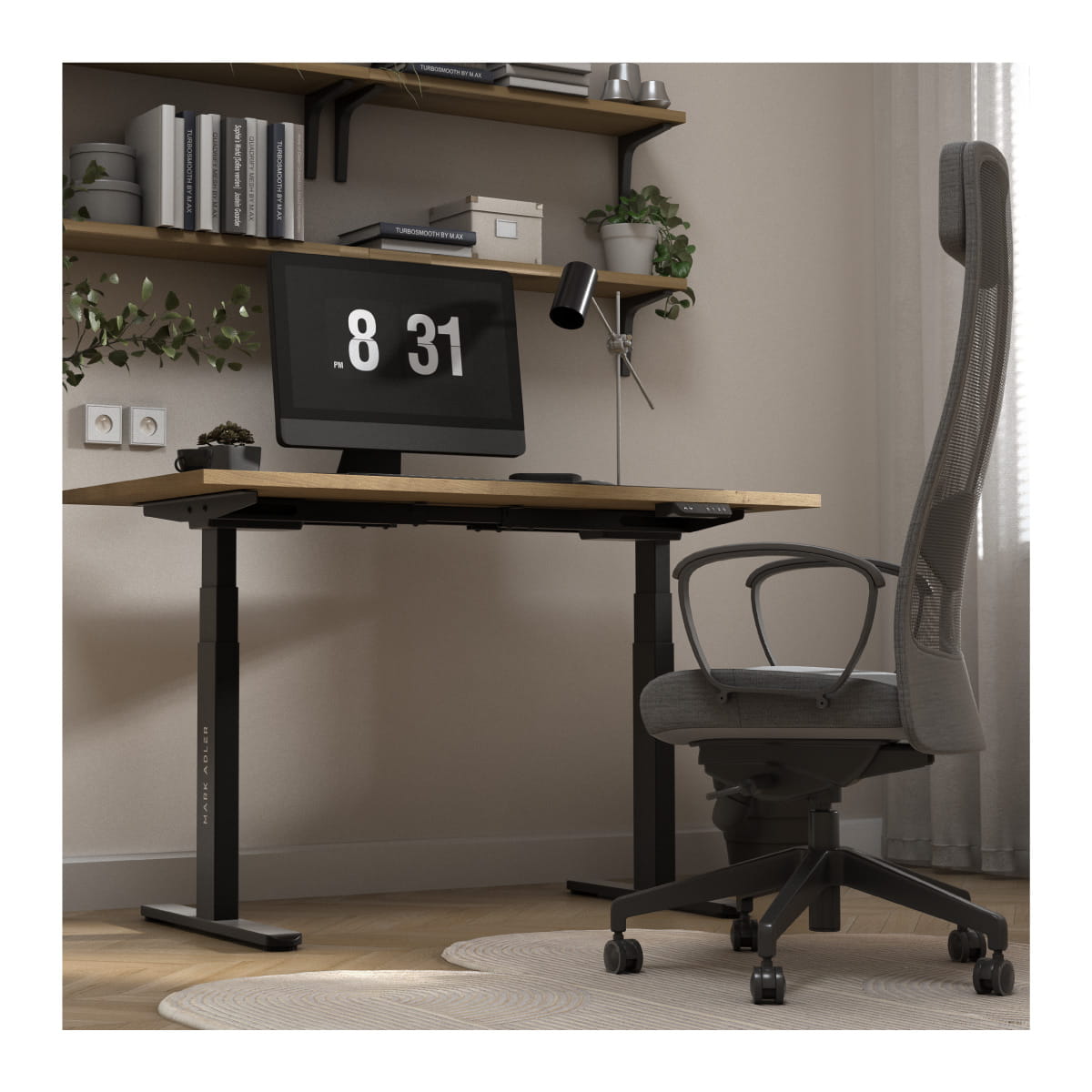 Suport de birou electric cu motor dublu Mark Adler Xeno 6.0