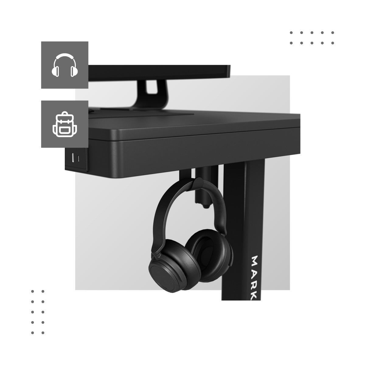 Suporturi pentru căști și genți