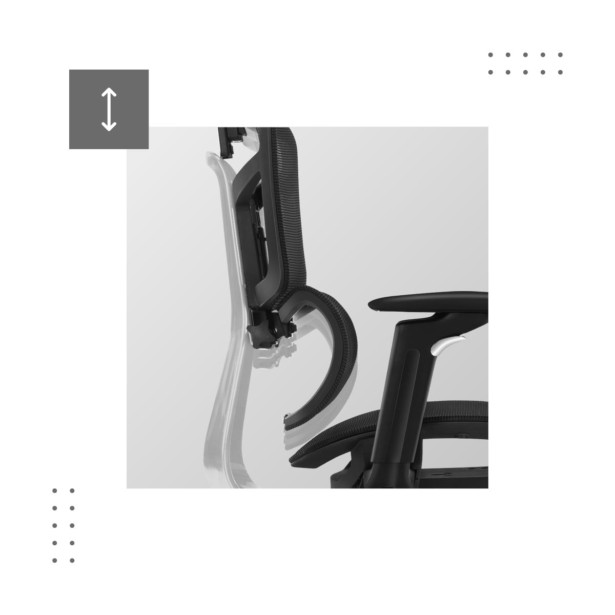 Înălțime reglabilă a spătarului