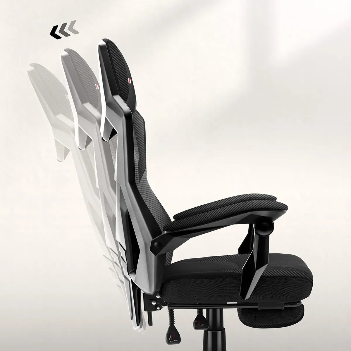 FlexiBack - reglarea unghiului de înclinare până la 135°