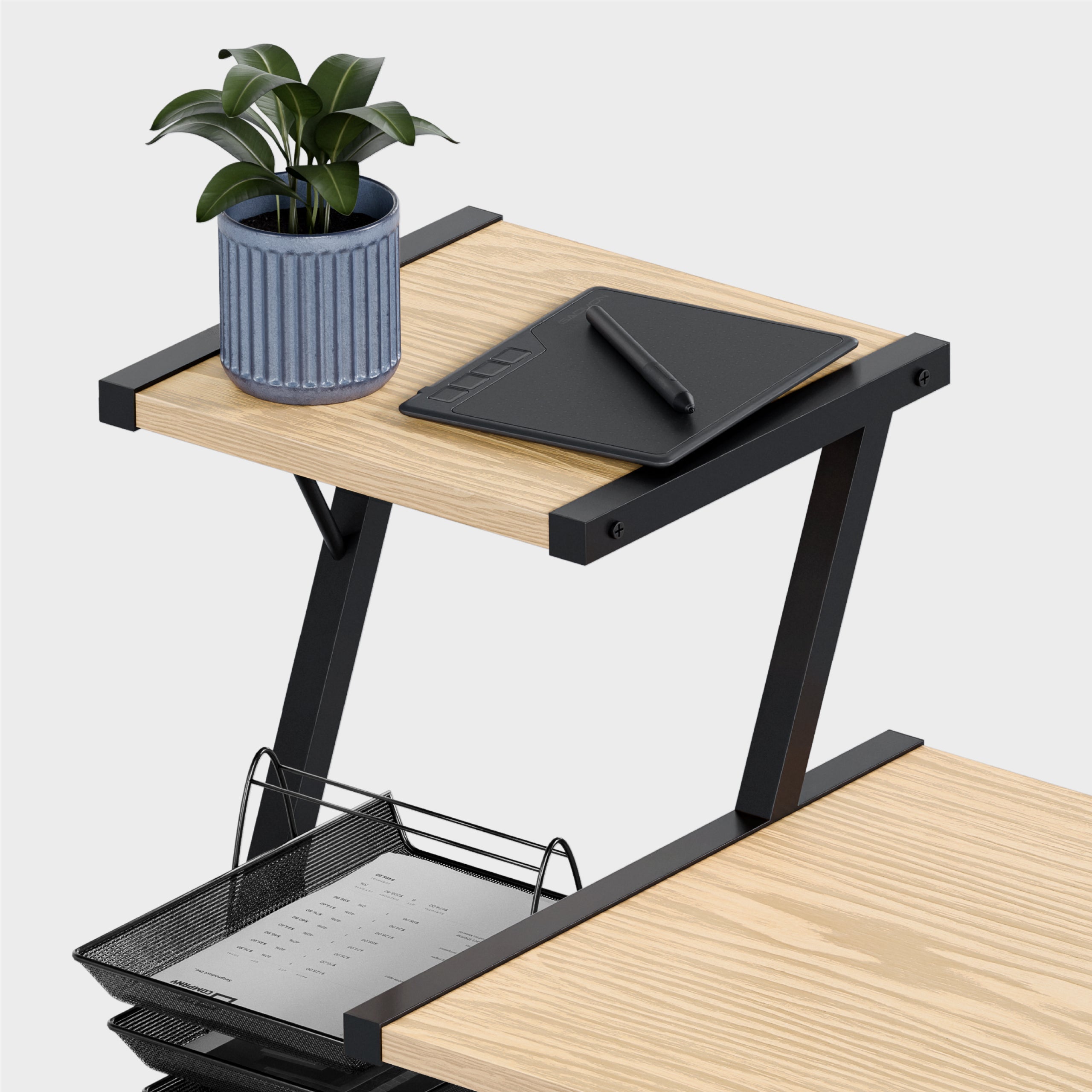 Rafturile pot fi montate la dreapta sau la stânga