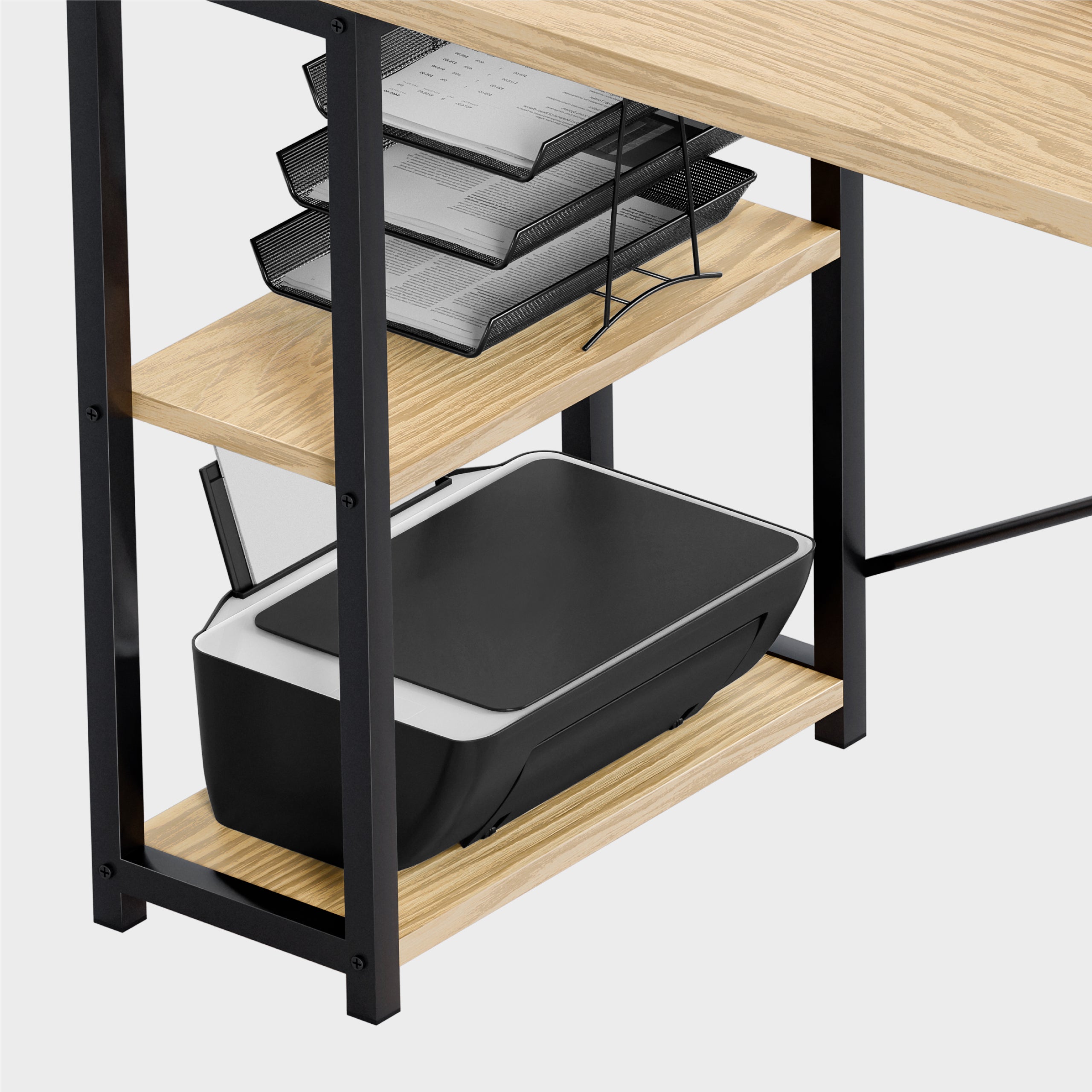 Rafturile pot fi montate la dreapta sau la stânga