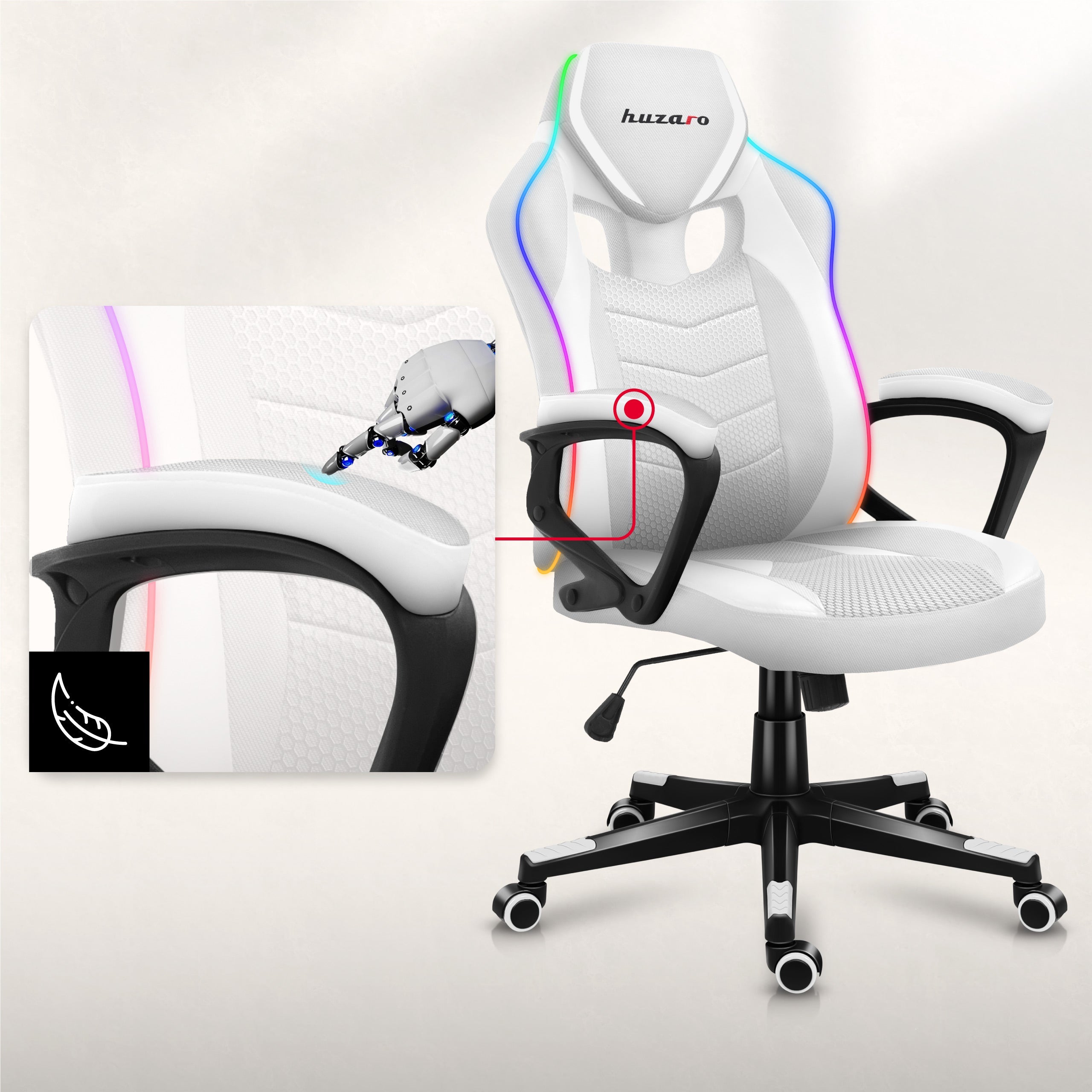 Suporturi pentru brațe moi, antiderapante