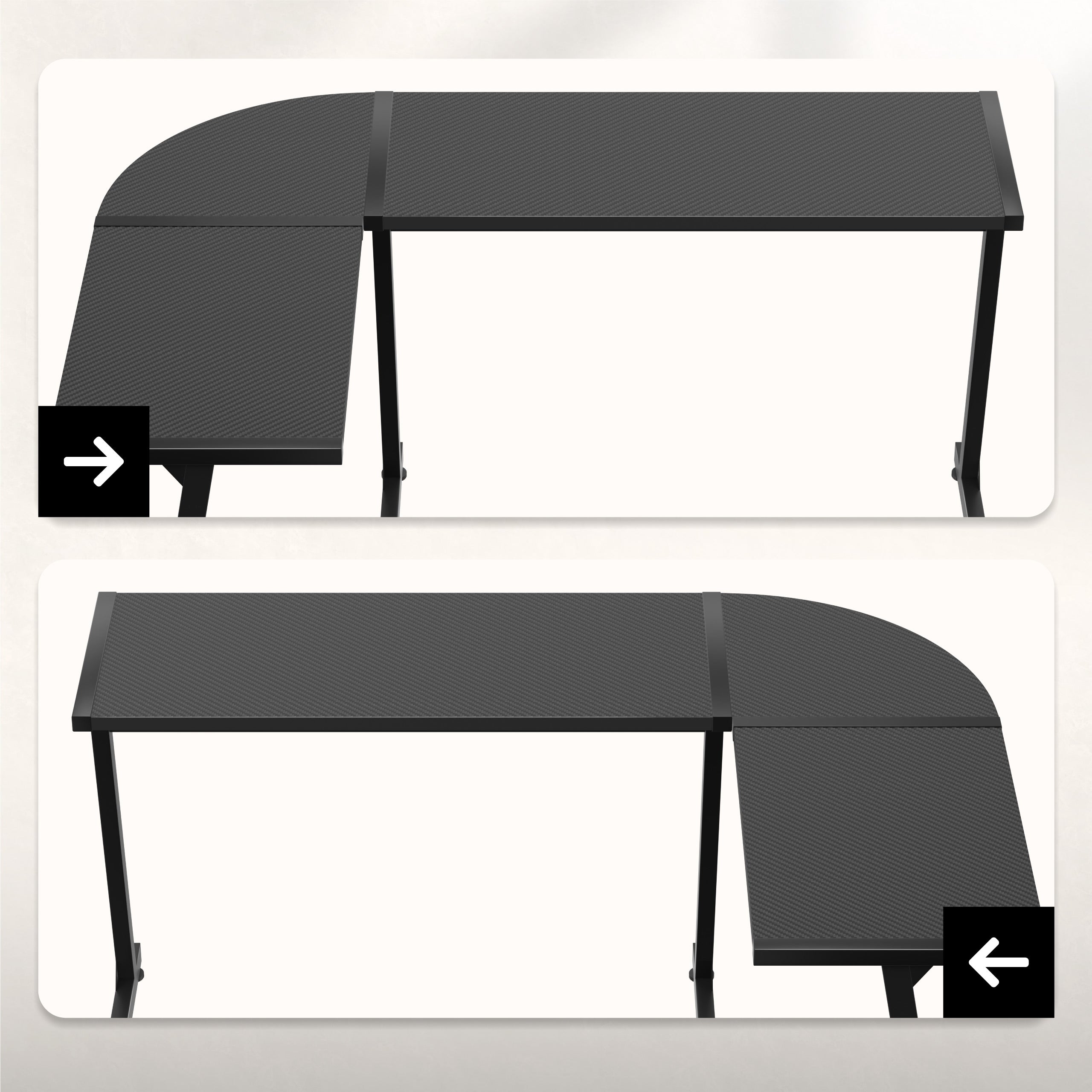 Două opțiuni de montare