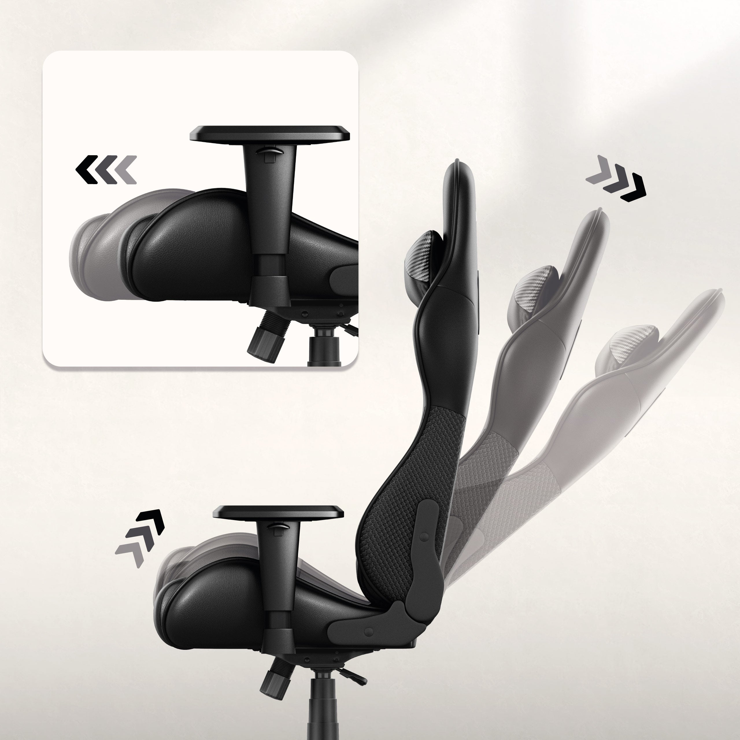 Scaun de gaming cu tehnologie SideRest