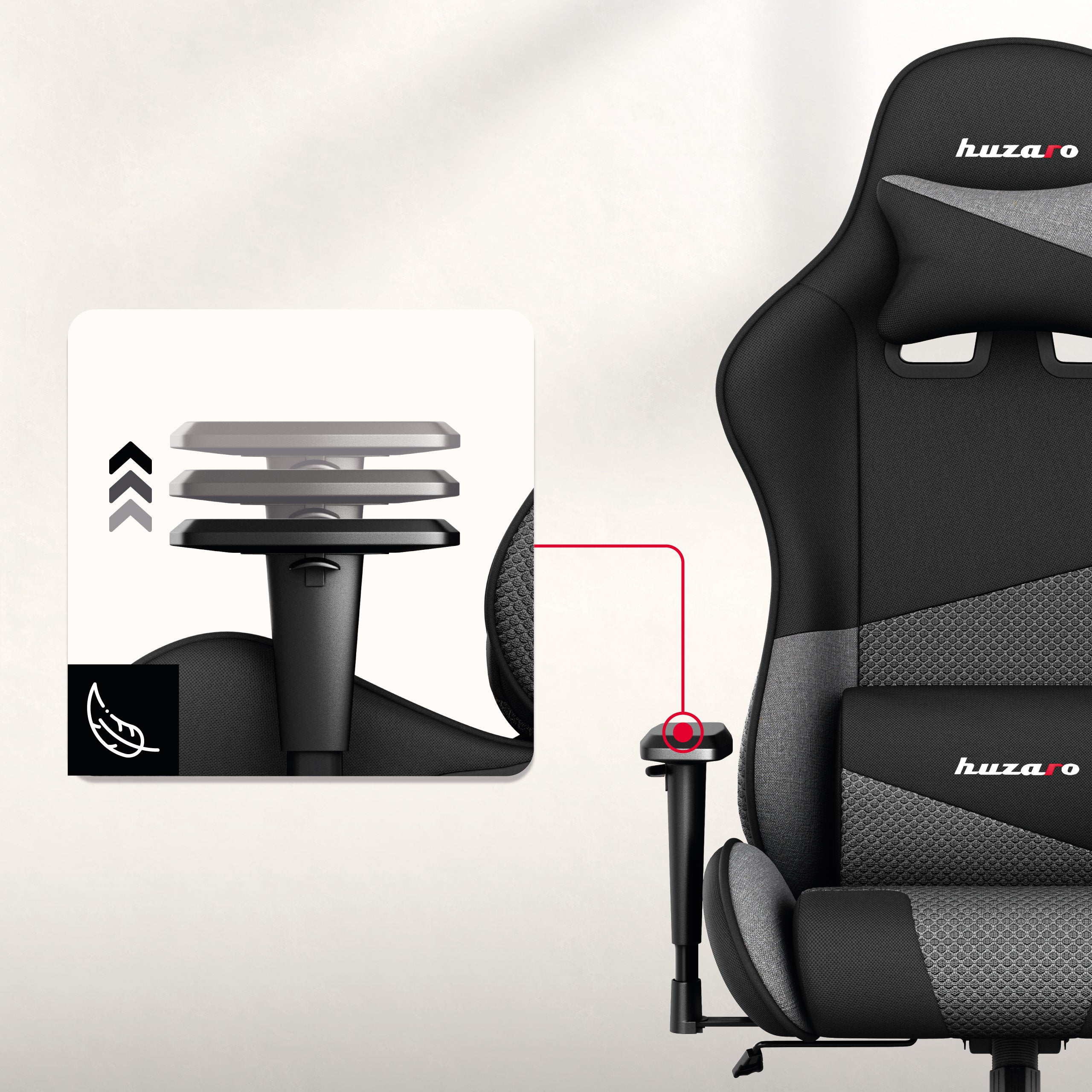 Suporturi pentru brațe antiderapante, reglabile pe înălțime