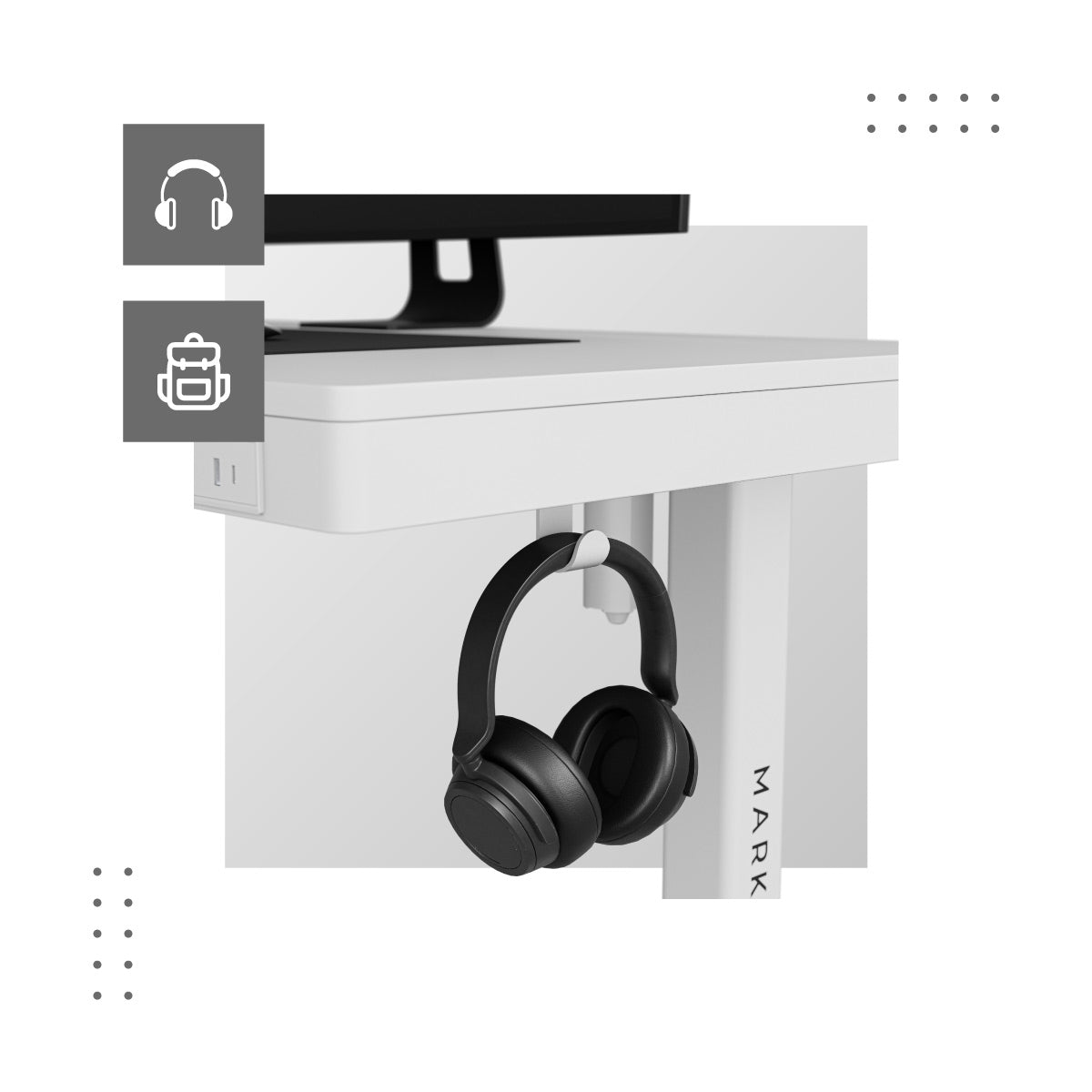 Suporturi pentru căști și genți